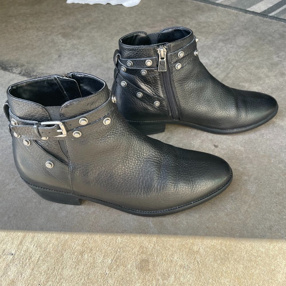 Halogen Studded Ankle Booties